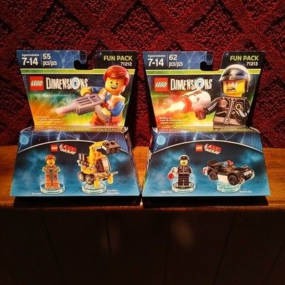 Lego Dimensions The Lego Movie  55 Pcs Fun Pack 71212  /  71213 