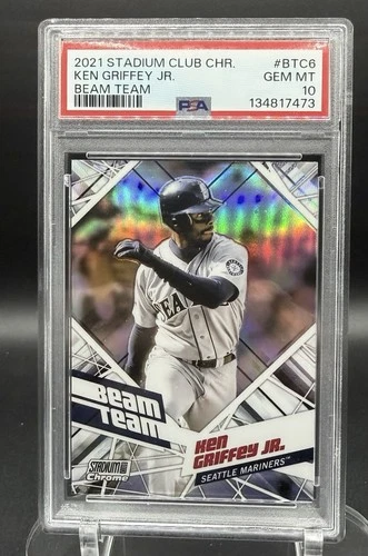 2021 Topps Stadium Club Chrome Ken Griffey Jr. PSA 10, “Beam Team”#BTC-6