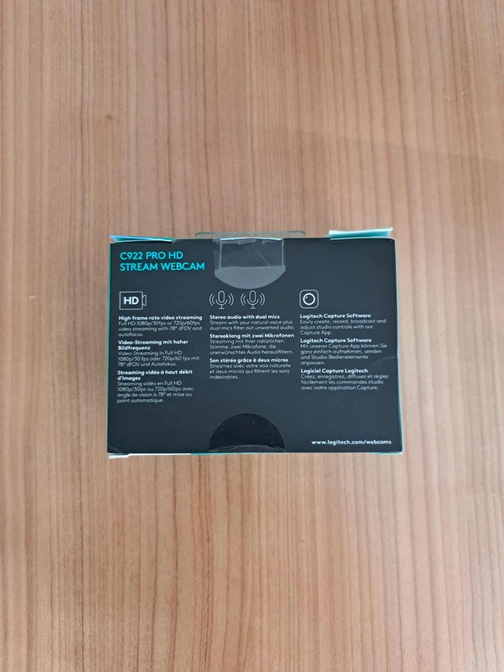 Webcam Logitech C922 Pro HD Stream - Bild 2 von 3