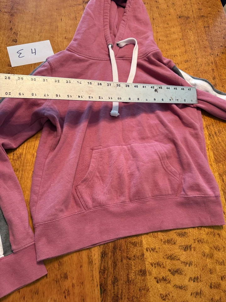 Reflex Hoodie Womens M Pink Long Sleeve Cotton Blend Drawstring E4 - Image 4 of 4