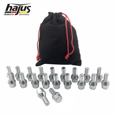 Original Hajus 20x Radschraube Radmutternsatz M12x1,5mm Fiat Opel Astra Corsa