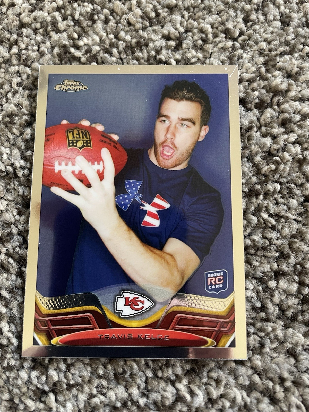 TRAVIS KELCE ROOKIE 2013 Topps Chrome RC #118 CHIEFS FUTURE HOF NRMT/MT