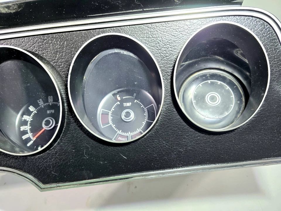 Gran Torino Ranchero Cougar 1972-1973 Ford Gauge cuadro de instrumentos bisel Foto 4 de 4