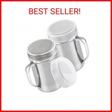 Large Powdered Sugar Shaker Duster With Handle 14 ounce, pack of 2