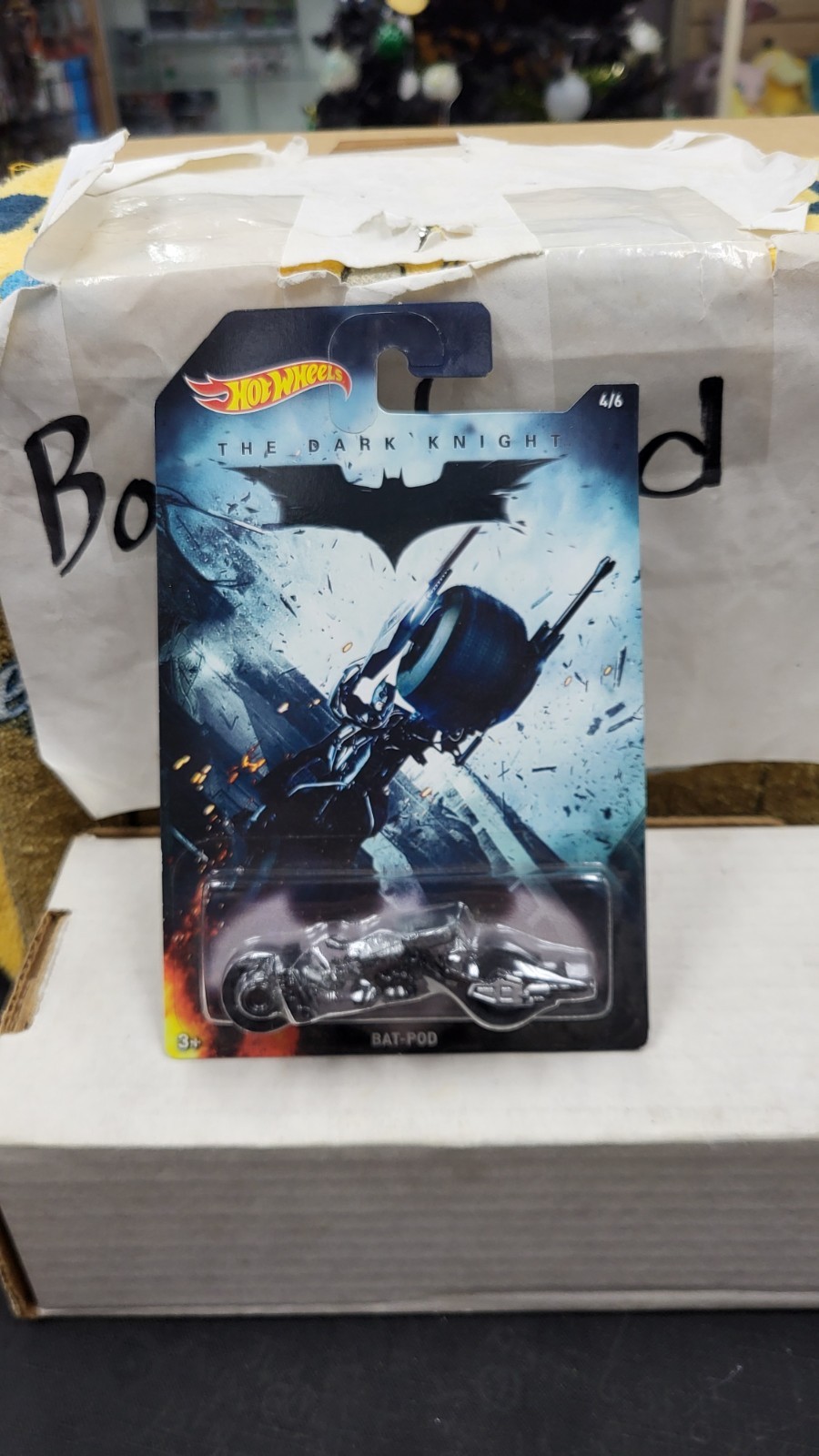 NIB 2014 BAT-POD BATMAN DARK KNIGHT SERIES 1/64 HOT WHEELS HW #4/6