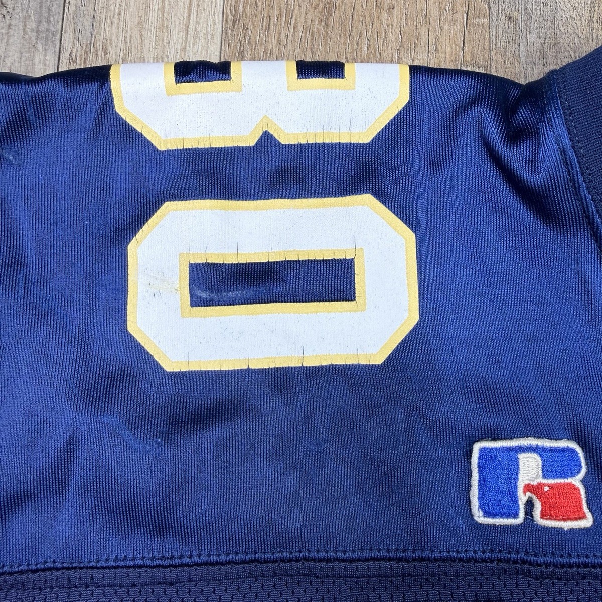 Vintage Russell Athletic Georgia Tech NCAA Jersey #80 Adult Size