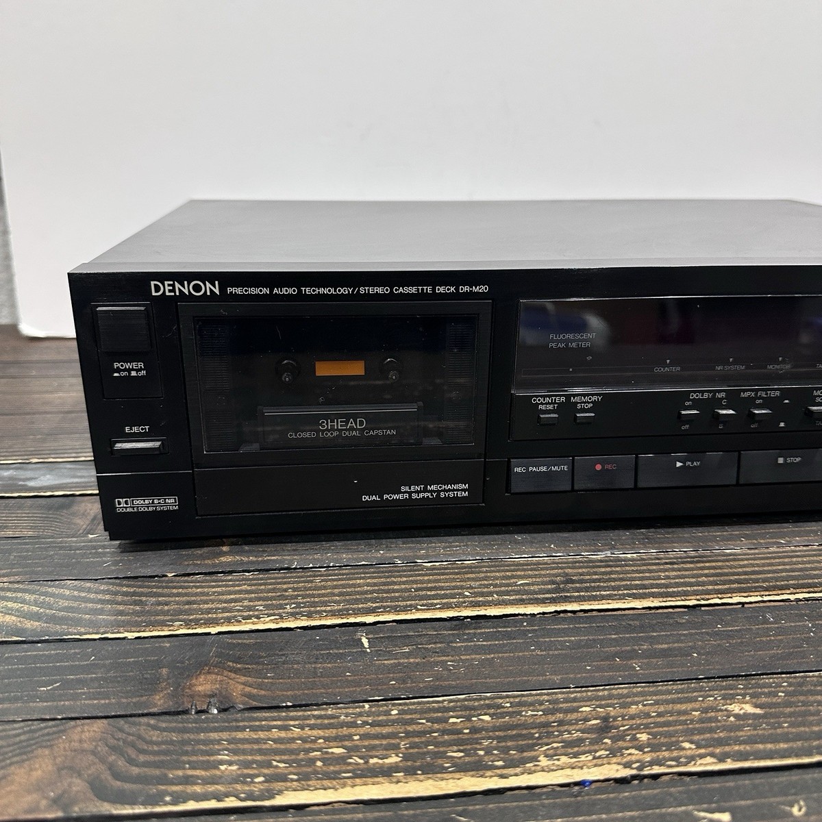 Denon DR-M20 3 Head Stereo Cassette Deck Dolby Tested Working | eBay