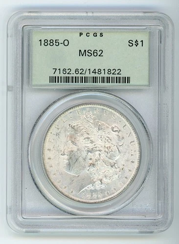 1885-O^^Morgan Dollar^^MS-62^^Certified^^PCGS^^