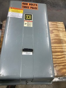 Square D 8536SEG1S Motor Starter Series A, NEMA Size 3, 600VAC Max, 8536 SEG1S