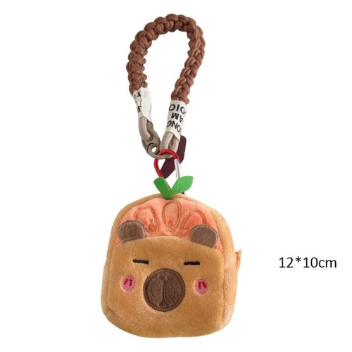 Anti Loss Capibala Phone Lanyard Cartoon Wallet Keychain Coin Purse Men Women - Photo 2 sur 12
