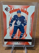 23/24 Upper Deck SP Hockey Fraser Minten Rookie Authentics Red 434/899 #136