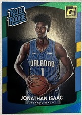 2017-18 Panini Donruss JONATHAN ISAAC #195 Rated Rookie RC ~ Green Yellow Holo