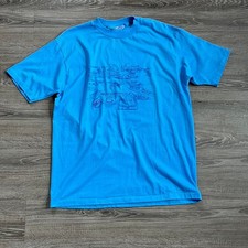 Single Stitch San Francisco Bay Area Map Alcatraz Biker Motorcycle Tee Size:XL