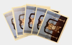 Vintage LANG Cat Notecards Lowell Herrero Lord Buffington Set 5 1997
