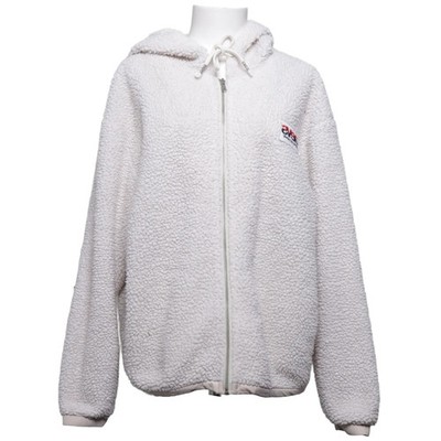 Svea, Kapuzenpullover, Größe: L, SMALL LOGO ZIP PILE HOOD, Beige, Polyester #wVC