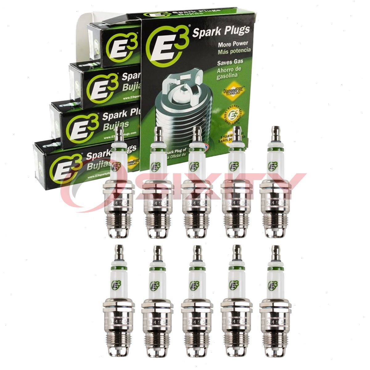 10 pc E3 E3.72 Spark Plugs for XF9Y XF14Y XF11Y X870 X860 WR5VX WR5IX WR5GP pv