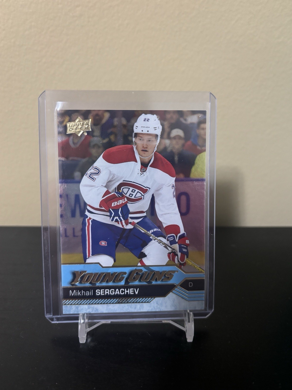 Mikhail Sergachev - 2016-17 Upper Deck Series 1 Young Guns Silver Foil #236