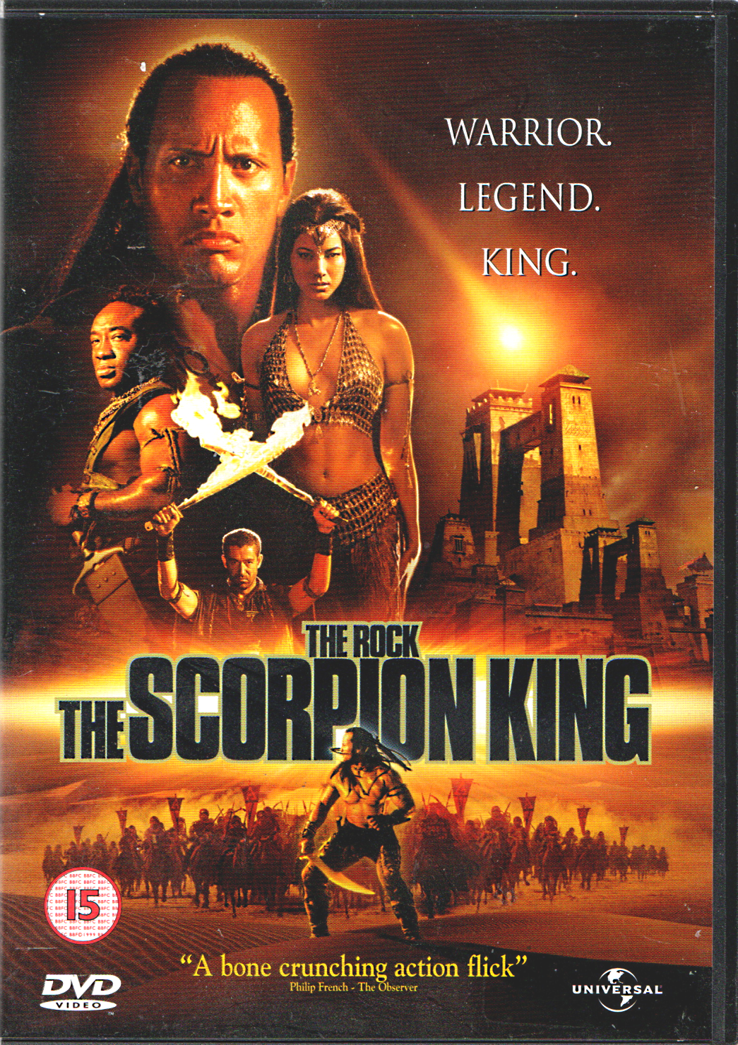 The Scorpion King - DVD - 15 Rated - Adventure Movie, Very Good