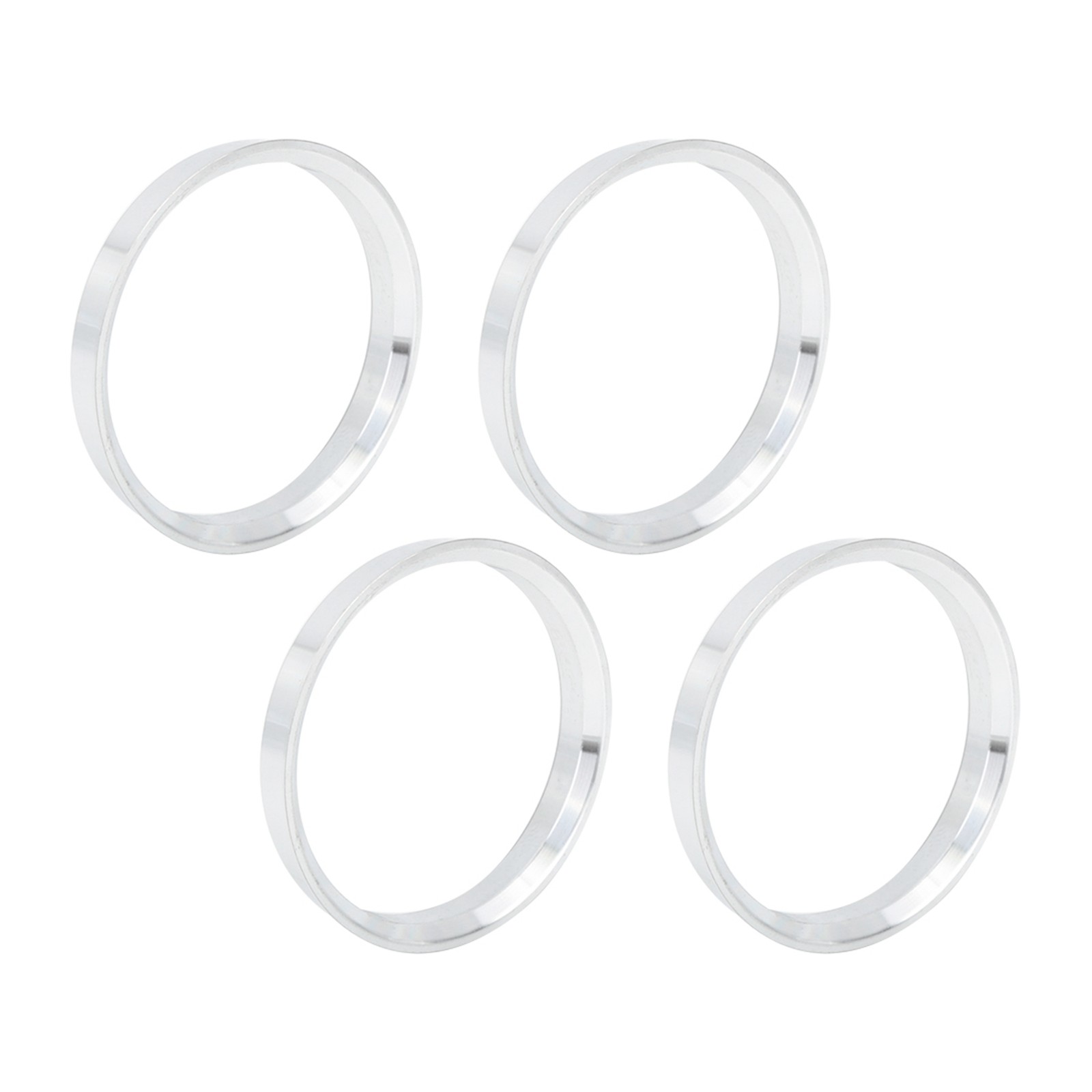 Anneaux centraux moyeu voiture 73.1 mm vers 66.1 mm en alliage aluminium x4
