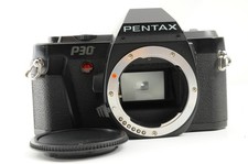 AS IS PENTAX P30 35mm SLR MF Film Camera Body Black w/ Cap READ