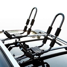 Kayak Rack Canoe Carrier Paddle Board Surfboard Heavy-Duty J-Bar Roof Top Mou...