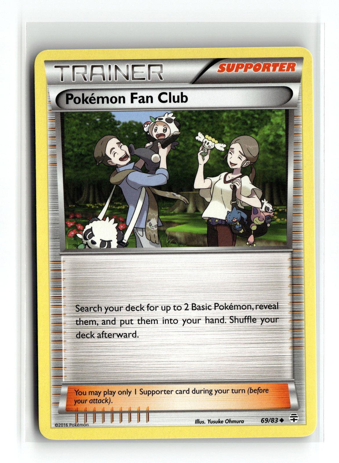 Pokemon Fan Club 69/83 Uncommon Generations Pokemon NM
