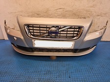 VOLVO S40 2009 FRONT BUMPER SILVER