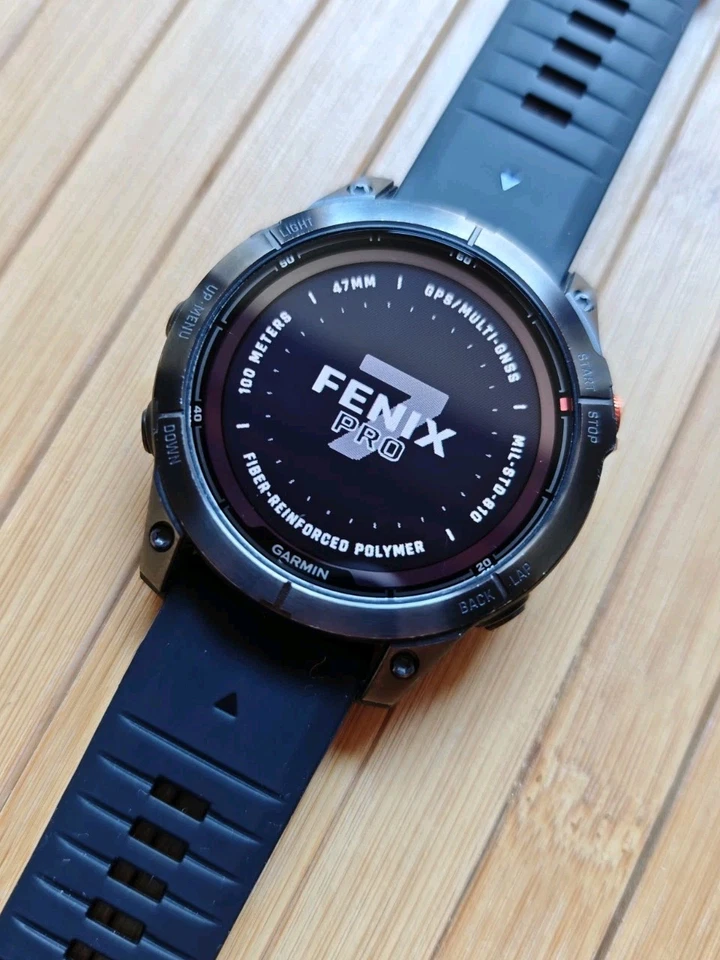 Garmin Fenix 7 Pro Solar 47mm ⭐⭐⭐⭐⭐ Edelstahl + Silikonarmb. Rechnung Garantie‼️ - Bild 4 von 4