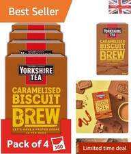 Caramelised Biscuit Flavoured Tea - 4 Boxes of 40 Bags Total 160 Count