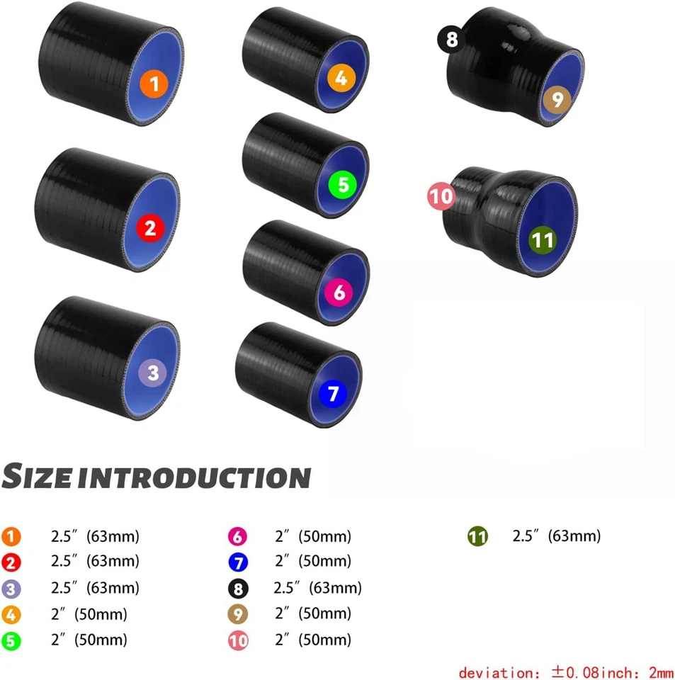 Intercooler Pipe Tube Kit for Honda Civic 1992-2000 /Acura Integra 1994-2001 Foto 4 de 4