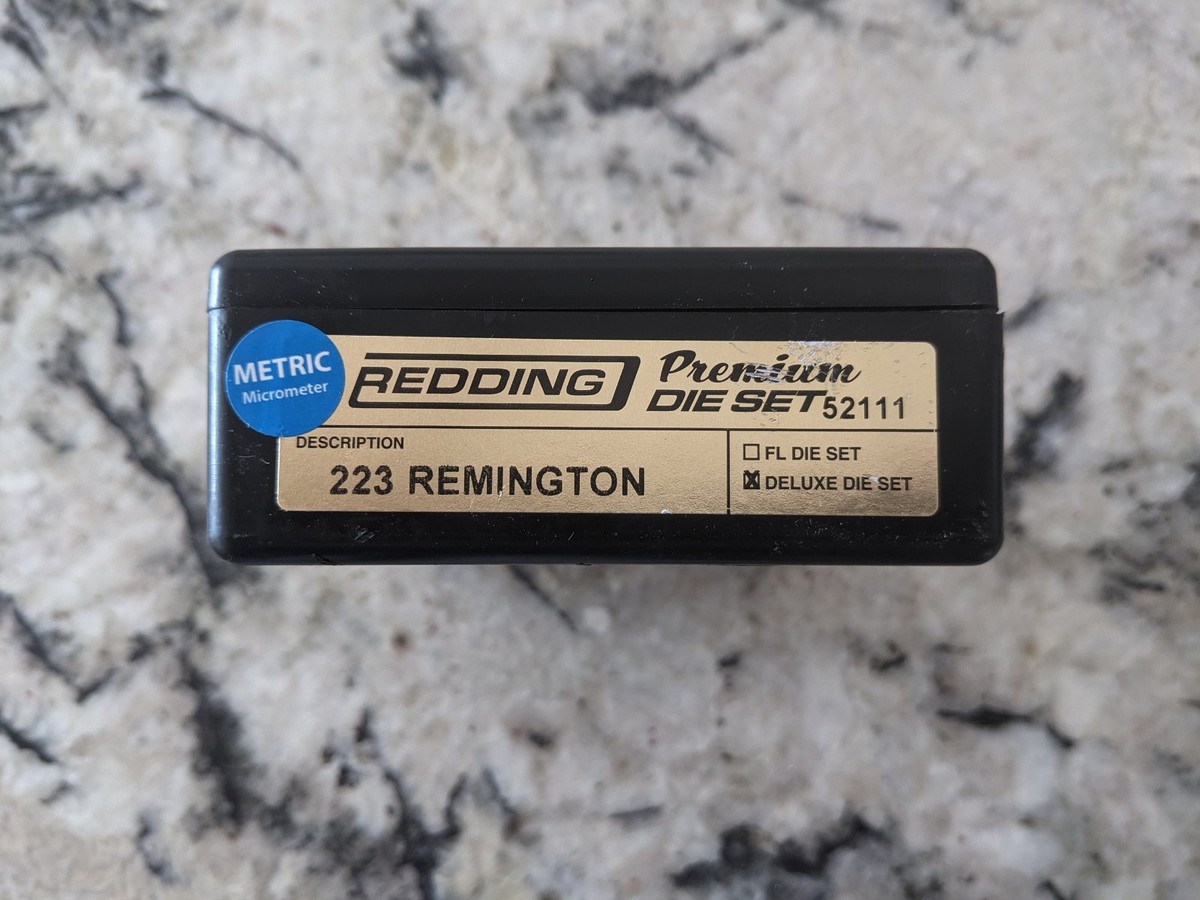 New Redding Premium Series Deluxe 3-Die Set 223 Remington 52111 | eBay