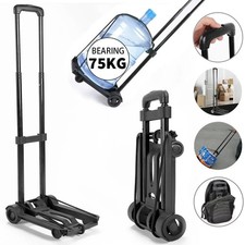 Folding Sack Truck Trolley 80kg Portable Moving Trolley Cart for Boxes Luggage