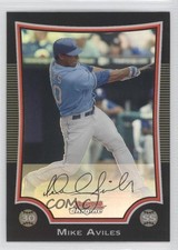 2009 Bowman Chrome Refractor Mike Aviles #94 3a3