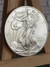 2015  1oz  American Silver Eagle Genuine One Ounce Silver 999 Coin VERY RARE (2)