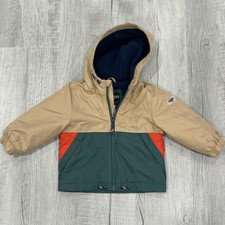 OshKosh B  gosh Toddler Boys 18M Winter Jacket Coat Fleece Lined Hoodie Hood
