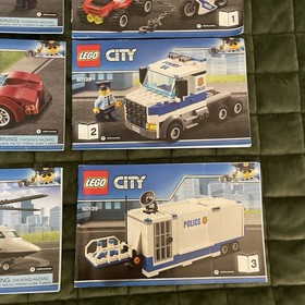 Lego Manual Instruction Books City 60138 60139 High Speed Chase Mobile Command