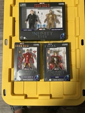 Marvel Legends MCU Infinity Saga Iron Man Mark 3, Odin, Happy Hogan Iron Man XXI