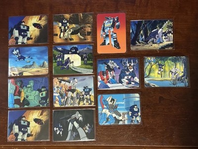1985 Transformers cards Soundwave Decepticon Lot Of 13 