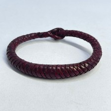 Braided Leather Red Bracelet Morocco