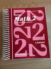 Saxon Math 2 Home Study Teachers Edition grad...