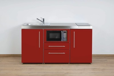 Stengel Miniküche Premiumline MPM 160 mit Kühlschrank und Mikrowelle
