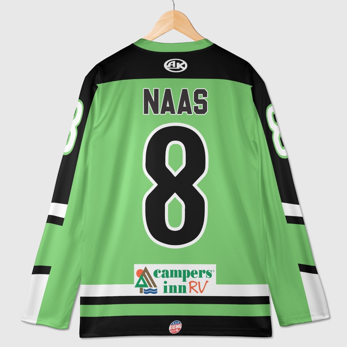 Personalized Spencer Naas Savannah Ghost Pirates Hockey Shirt