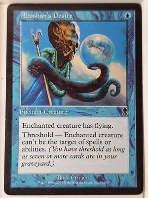 Aboshan s Desire - Odyssey - Magic the Gathering MTG Nice!
