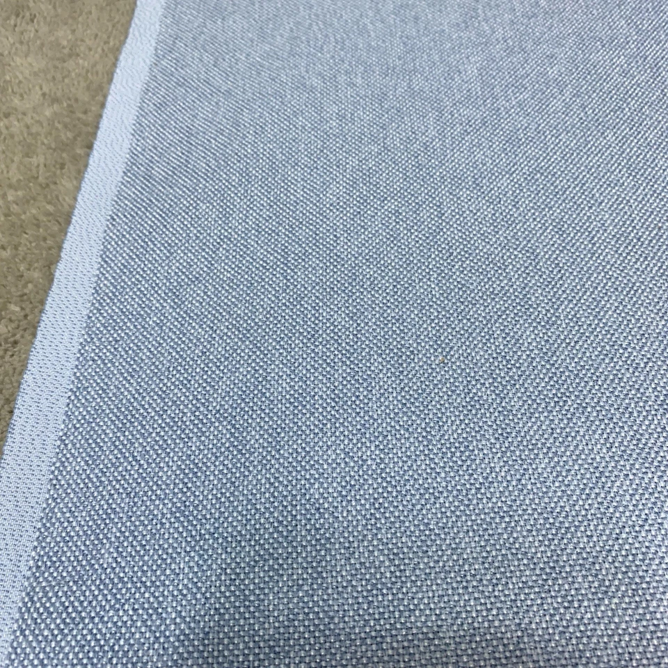 Tela de tapicería azul claro tejido liso mezcla de lana tejida 3 yardas Foto 3 de 4