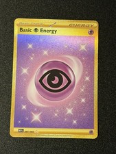 Carta Base Pokémon TCG Energia Psichica Scarlatto e Viola 207/165 Oro LP