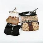 Coach Hand Bag Shoulder Bag 5 set Brown Canvas 5601659