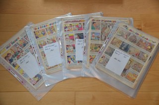 Mecki Hörzu 57 Original Pages from 1965 "Danger to Exfobai" including 5 Complete Series!