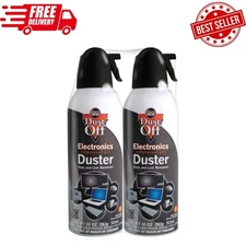 2 PACK COMPRESSED AIR DUSTER 10oz – Falcon Dust-Off Spray Cleaner for Electronic
