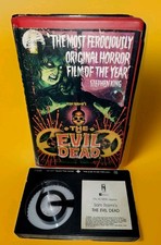 The Evil Dead Pre Cert Betamax PAL Ex-Rental Embossed Palace Red Big Box 1981