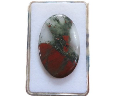 Vulkan Jaspis Jasper Cabochon 37,3x24 mm 30 ct. Nr. U34222